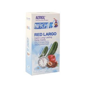 کاندوم کدکس مدل Red Largo بسته 12عددی