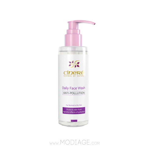 ژل شستشوی صورت خشک سینره Cinere anti pollution daily face wash
