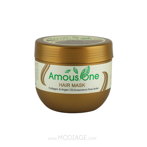 ماسک مو با آبکشی کلاژن و روغن آرگان آموس وان amousone