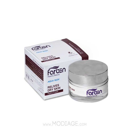 کرم آبرسان صورت روغن آرگان پوست خشک فاربن Farben