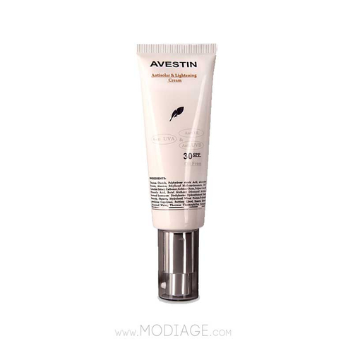 کرم ضد آفتاب و ضد لک spf30 اوستین Avestin