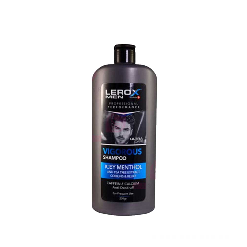 شامپو مردانه 550میلی لیتر ICEY MENTHOL لروکس Lerox