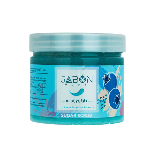  اسکراب بدن شکری حاوی عصاره بلوبری ژبن پلاس JABON PLUS 