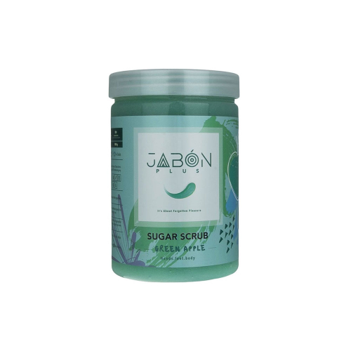 اسکراب بدن شکری حاوی عصاره سیب سبز 900 گرمی ژبن پلاس Jabon Plus