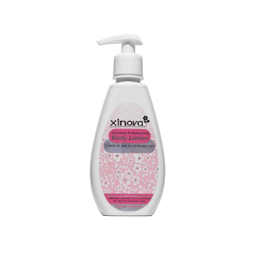  لوسیون آبرسان و مرطوب کننده بدن پوست خیلی خشک و حساس ژینووا Xinova