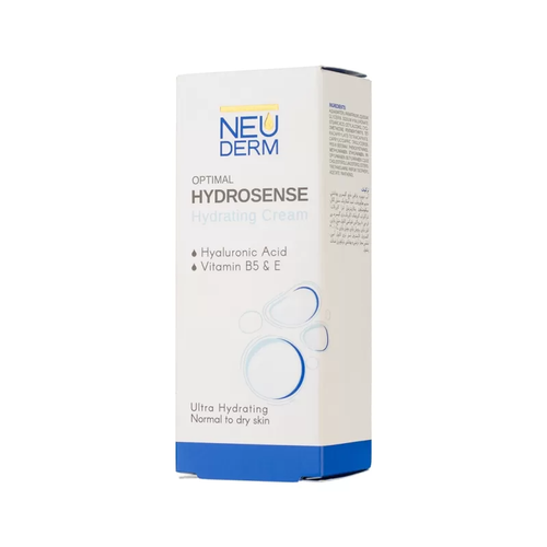 کرم آبرسان نئودرم مدل Hydrosense مناسب پوست نرمال تا خشک 50میل