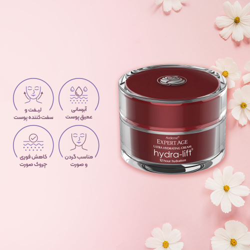 تصویر کرم مرطوب کننده و ضد چروک آردن اکسپرت ایج مدل Hydra Lift حجم 50 گرم