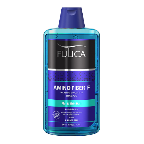 شامپو تقویت کننده مو فولیکا مدل Amino Fiber مناسب موهای کم حجم و نازک 400 میل