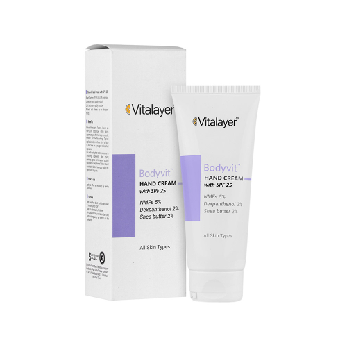 کرم مرطوب کننده دست SPF25 ویتالیر مدل Bodyvit