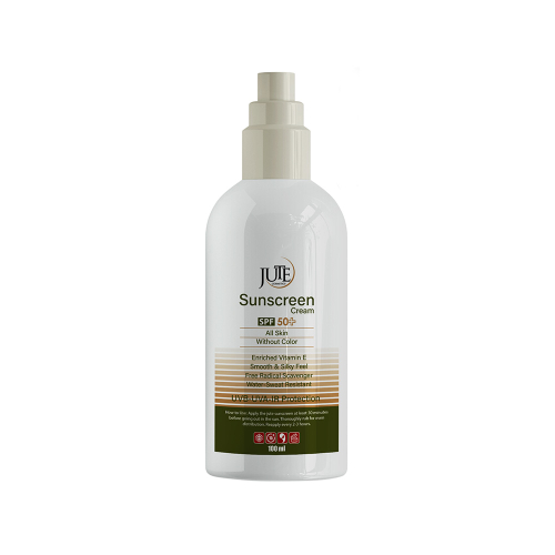 کرم ضد آفتاب بی رنگ SPF50 ژوت مناسب انواع پوست
