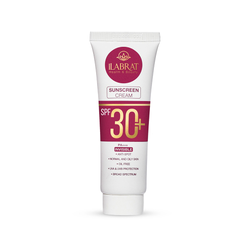 کرم ضد آفتاب و ضد لک بی رنگ فاقد چربی SPF 30 ایلابرت