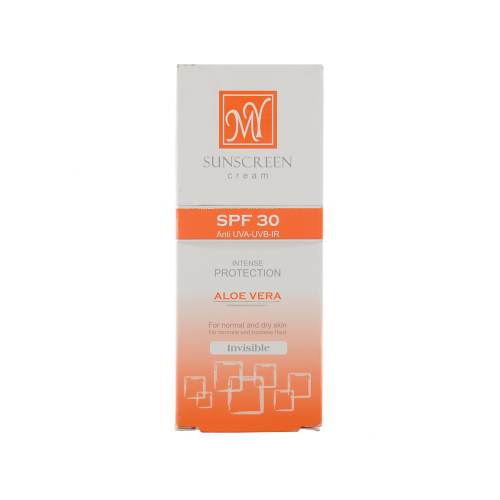 ‫كرم ضد آفتاب بی رنگ SPF30 مای مناسب پوست معمولی و خشک