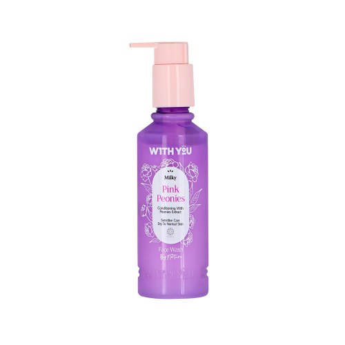 شوینده صورت کرمی ویت یو مدل Pink Peoniesحجم200میل