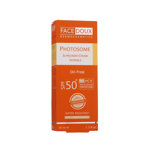 کرم ضد آفتاب بی رنگ SPF50 فیس دوکس فتوزوم 40 میل