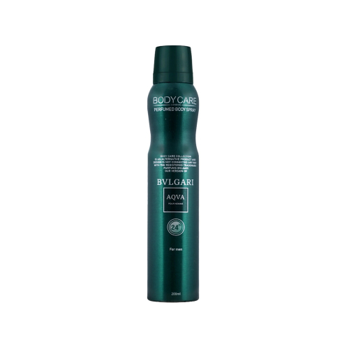 اسپری بدن مردانه بادی کر مدل Bvlgari Aqva Pour Homme