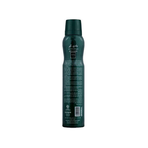 اسپری بدن مردانه بادی کر مدل Bvlgari Aqva Pour Homme