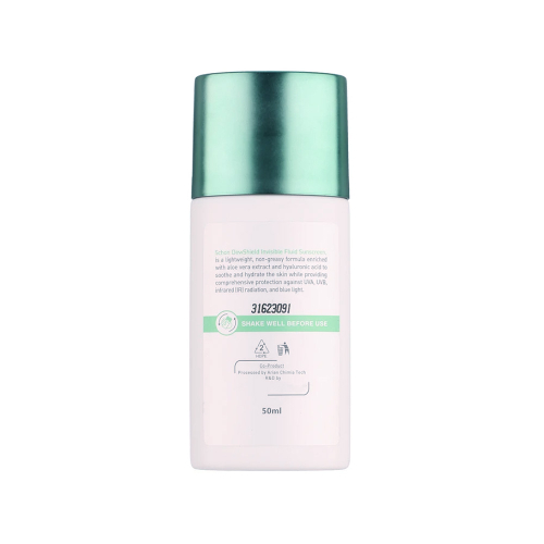 ضد آفتاب بی رنگ فلوئیدی SPF50 شون مدل Dew Shield