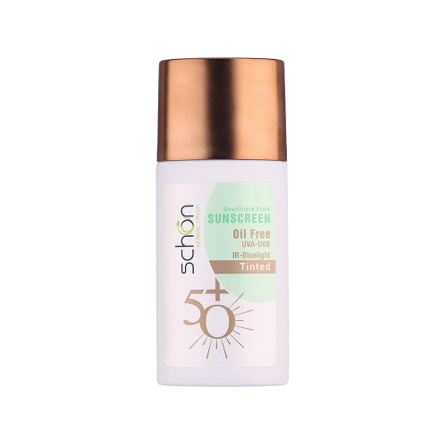 ضد آفتاب رنگی فلوئیدی SPF50 شون مدل Dew Shield