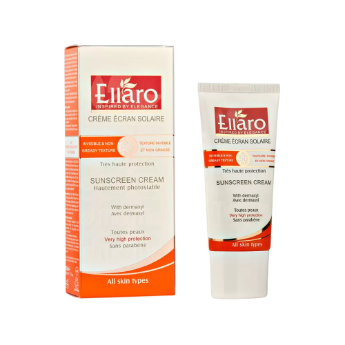 کرم ضد آفتاب بی رنگ SPF50 الارو مناسب انواع پوست