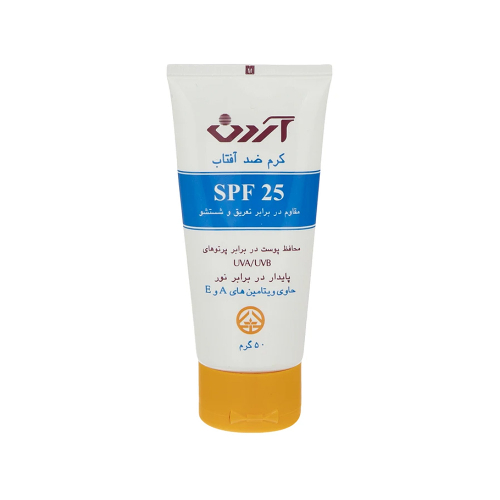 کرم ضد آفتاب SPF25 آردن مناسب انواع پوست