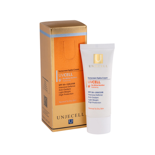 کرم ضد آفتاب SPF50 آنژسل مدل Uvcell مناسب پوست خشک و معمولی