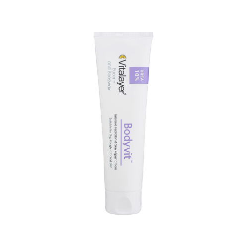 کرم دست و صورت اوسرین و اوره 10% ویتالیر مدل Bodyvit مناسب پوست خشک 100میل