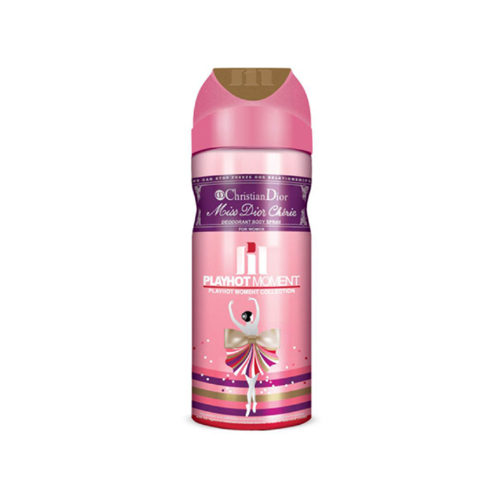 اسپری دئودورانت زنانه پلی هات مومنت مدل Christian Dior Miss Dior Cherie