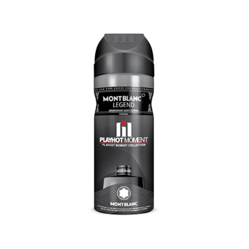 اسپری دئودورانت مردانه پلی هات مومنت مدل Mont Blanc Legend