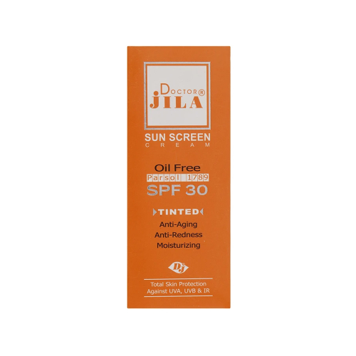 کرم ضد آفتاب رنگ بژ متوسط SPF30 دکتر ژیلا مناسب پوست چرب و مختلط