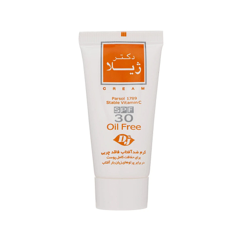 کرم ضد آفتاب بی رنگ SPF30 دکتر ژیلا مناسب پوست چرب و مختلط