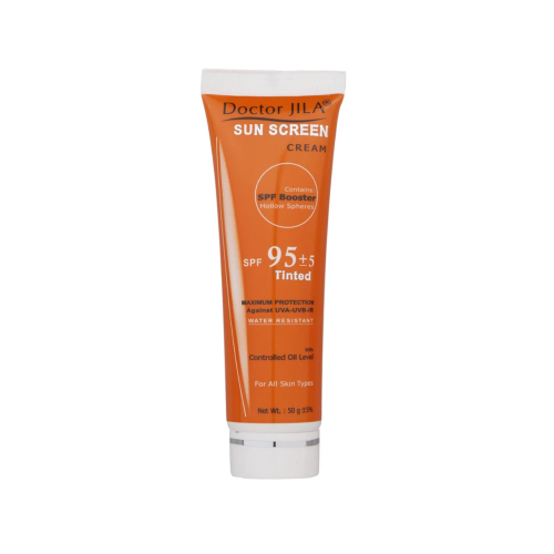 کرم ضد آفتاب رنگی SPF95 دکتر ژیلا مناسب انواع پوست