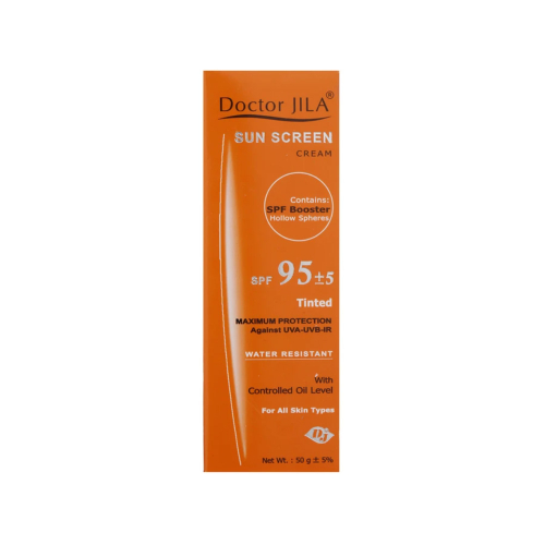 کرم ضد آفتاب رنگی SPF95 دکتر ژیلا مناسب انواع پوست