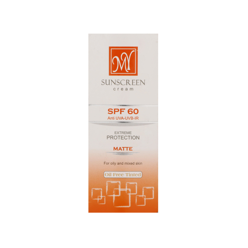 کرم ضدآفتاب رنگی SPF60 مای مناسب پوست‌ چرب و مختلط
