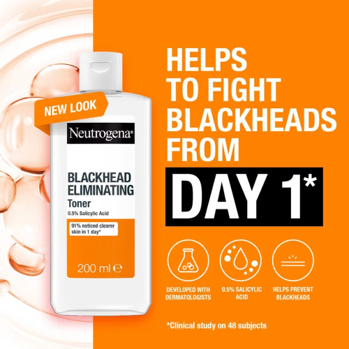 تونر ضد جوش نوتروژینا مدل Blackhead Eliminating حجم200میل