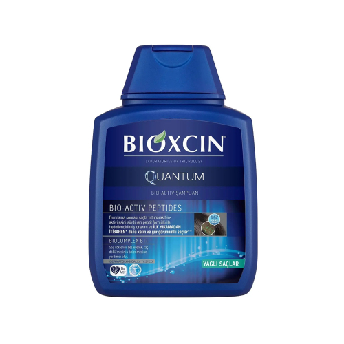 شامپو ضد ریزش و حجم دهنده مو بیوکسین مدل Quantum مناسب موی چرب